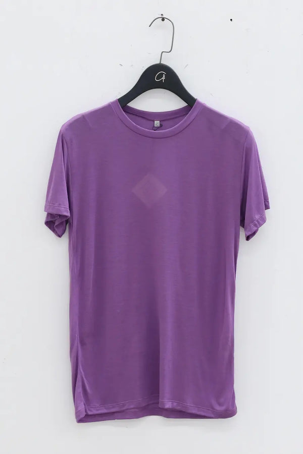 BASERANGE T-shirt TOCT-BL-AU23 old purple